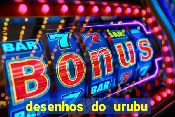 desenhos do urubu do flamengo para colorir